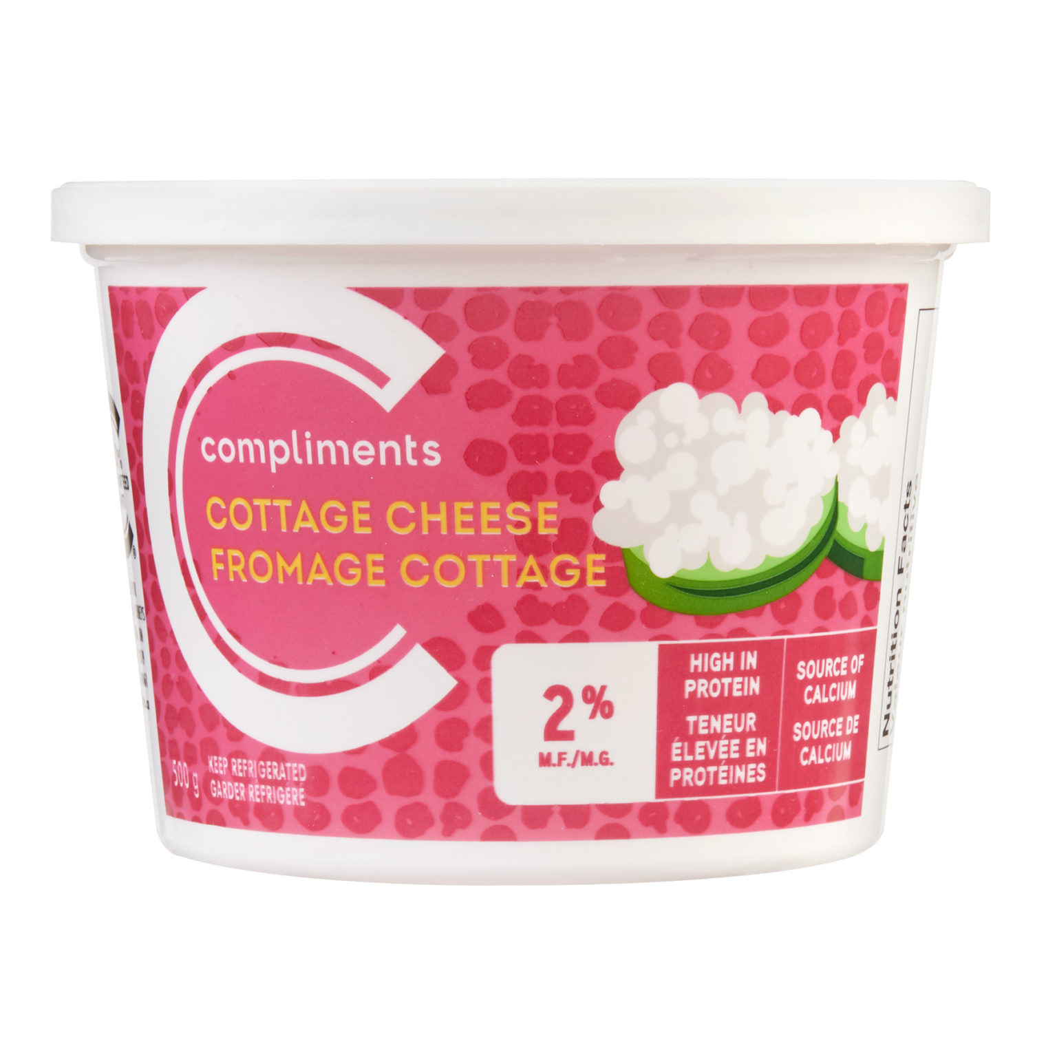 Fromage cottage 2 , 500 g Compliments.ca