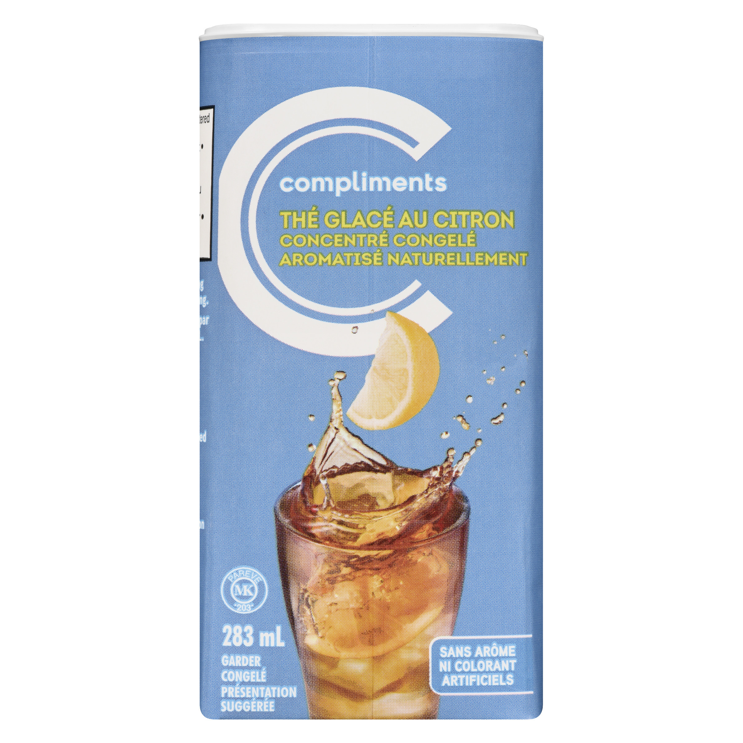 Thé glacé au citron surgelé, 283 ml Compliments.ca
