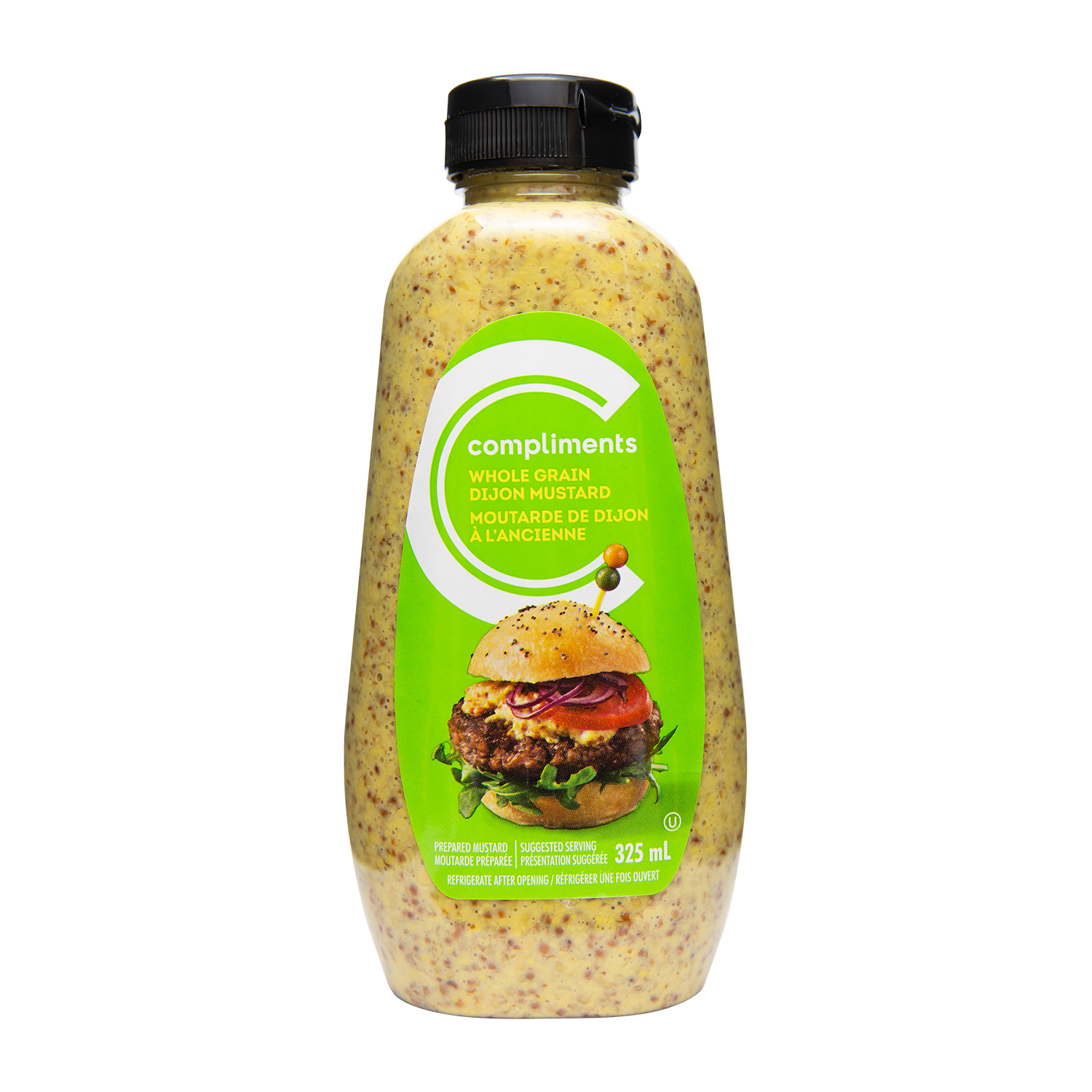 Prepared Mustard Whole Grain Dijon 325 ml Compliments.ca