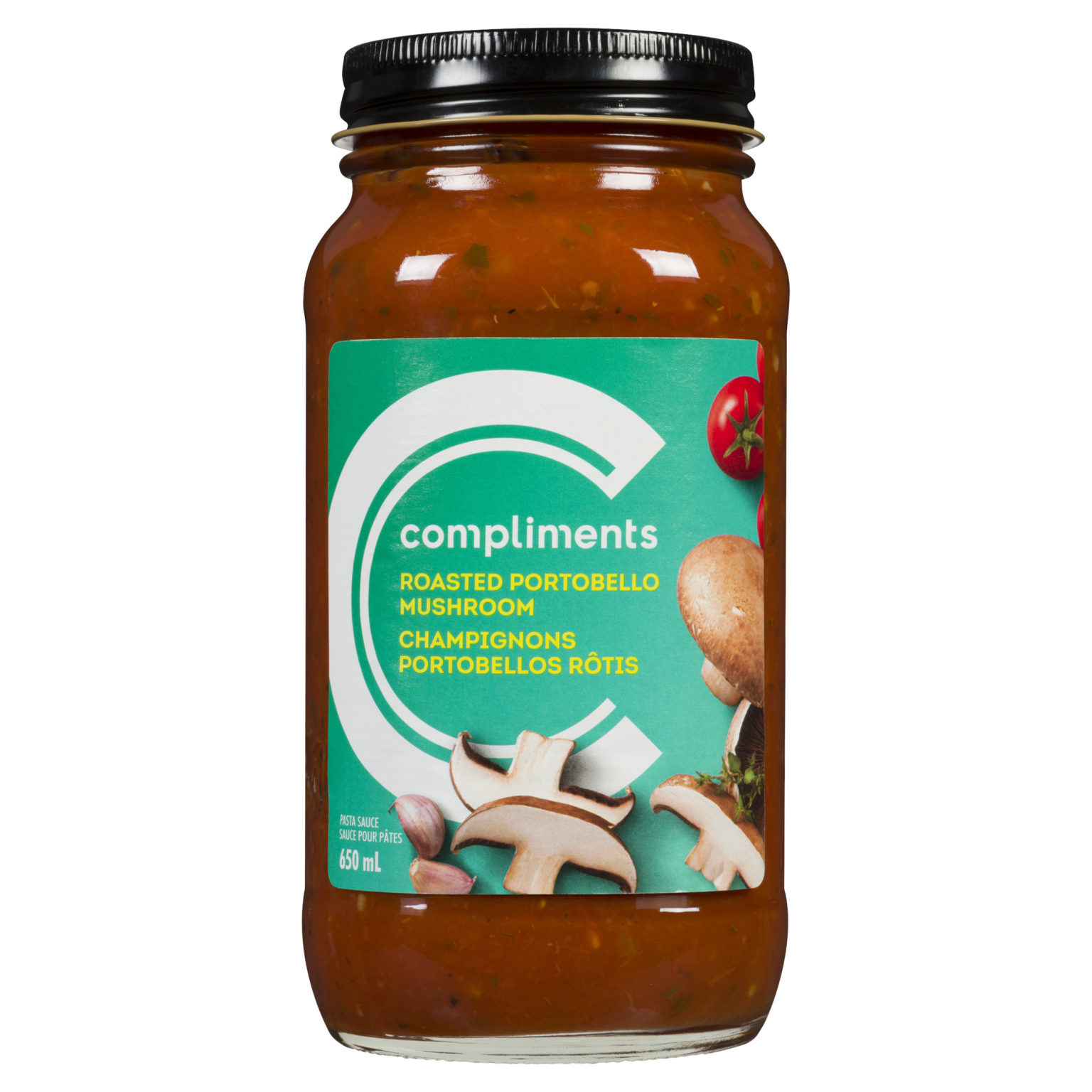 Roasted Portobello Mushroom Pasta Sauce 650 ml | Compliments.ca