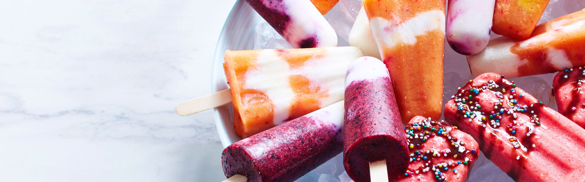 Fruit smoothie freeze-a-thon