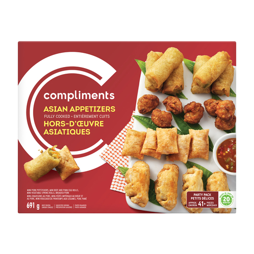 Asian Appetizers Party Pack 691 g | Compliments.ca