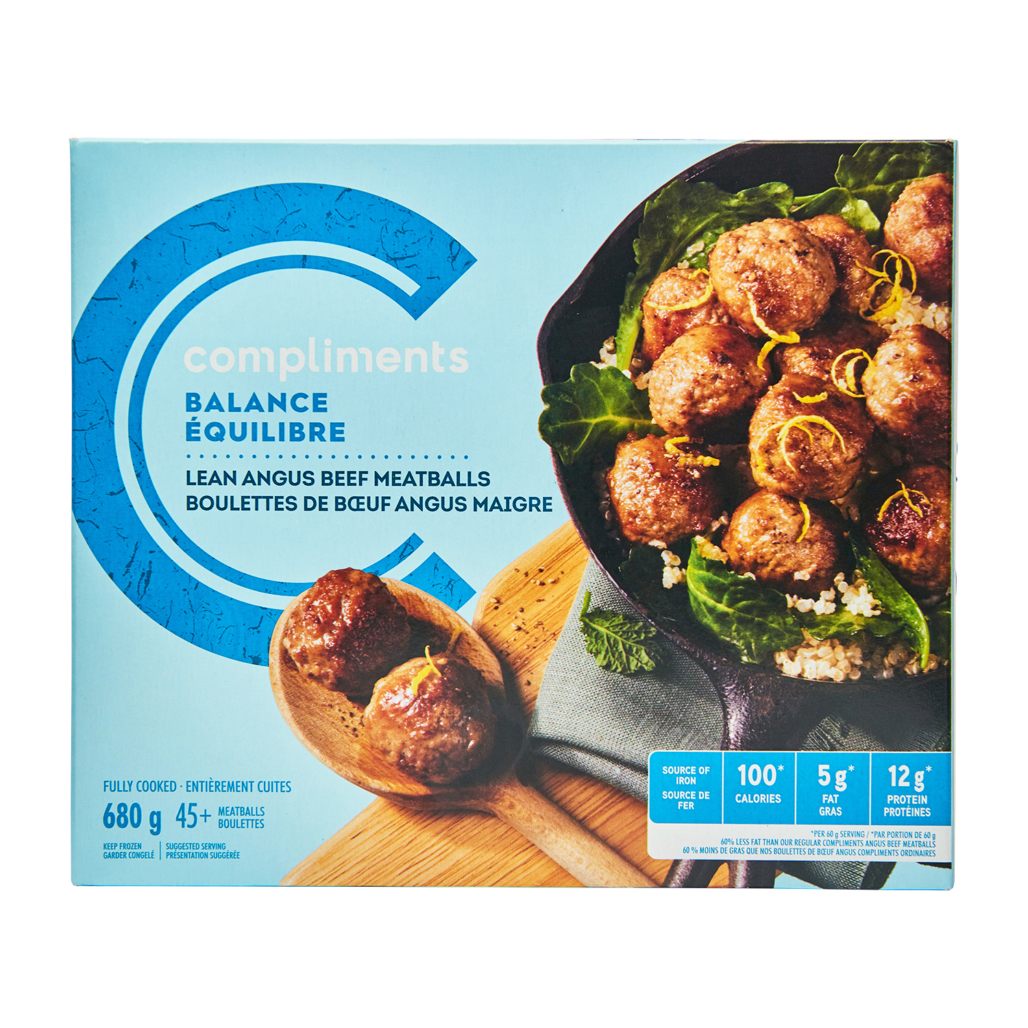 Balance Meatballs Lean Angus 680 g Compliments.ca
