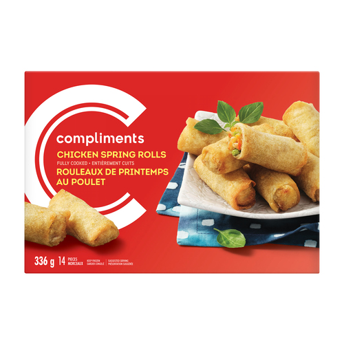 Chicken Spring Rolls 336 g | Compliments.ca