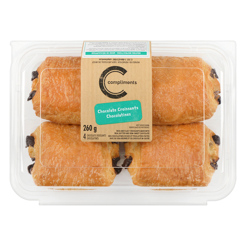 Chocolate Croissants 260 g Compliments.ca
