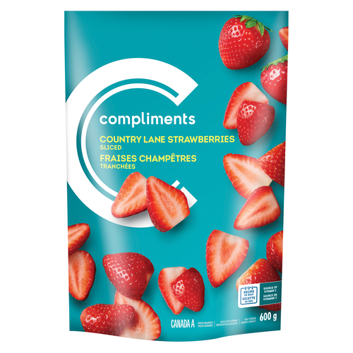 Country Lane Frozen Strawberries 600 g | Compliments.ca