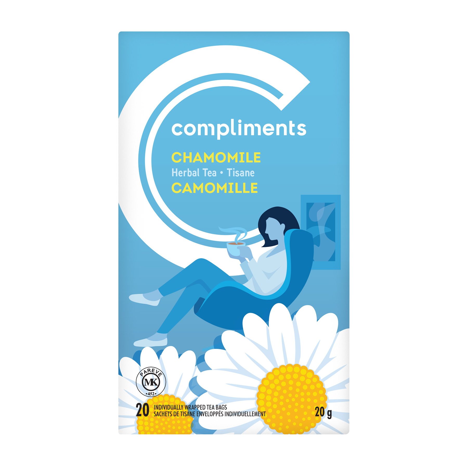 Herbal Tea Chamomile 20 g | Compliments.ca