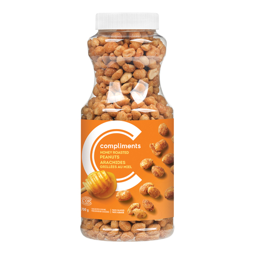 Honey Roasted Peanuts 700 g Compliments.ca
