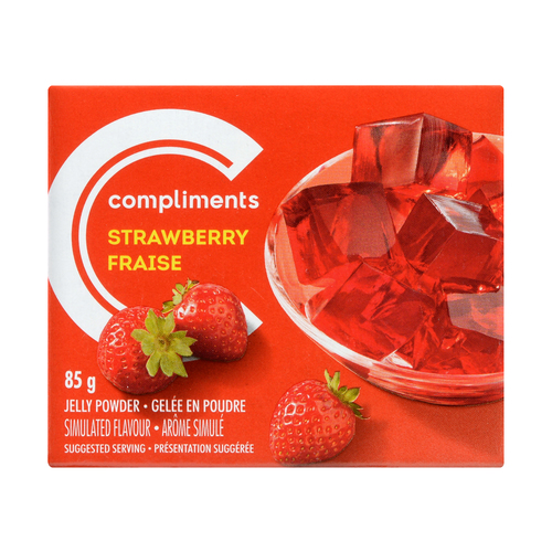 Jelly Powder Strawberry 85 g Compliments.ca