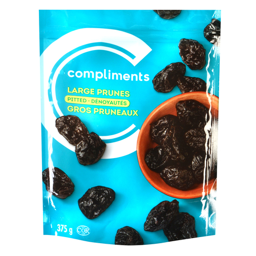 Large Pitted Prunes 375 g Compliments.ca