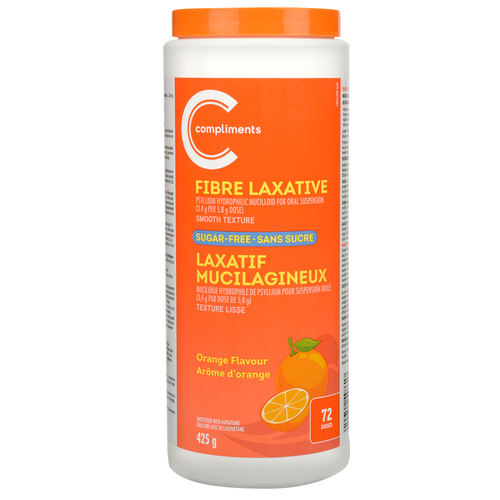 Laxatif de fibres, orange, 72 un