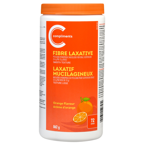 Laxatif de fibres, orange, 72 un