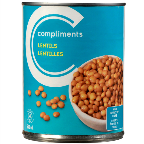 Lentils 540 mL Compliments.ca