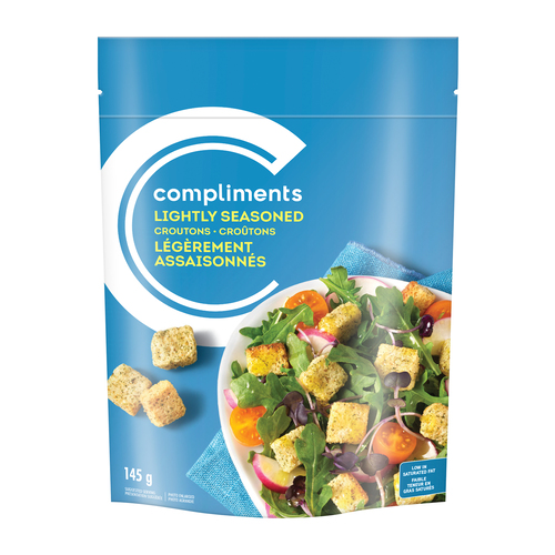 Lightly Seasoned Croutons 145 g Compliments.ca