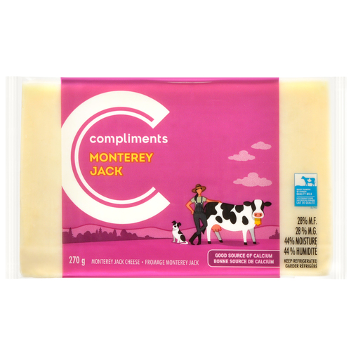 Monterey Jack Cheese 270 g Compliments.ca