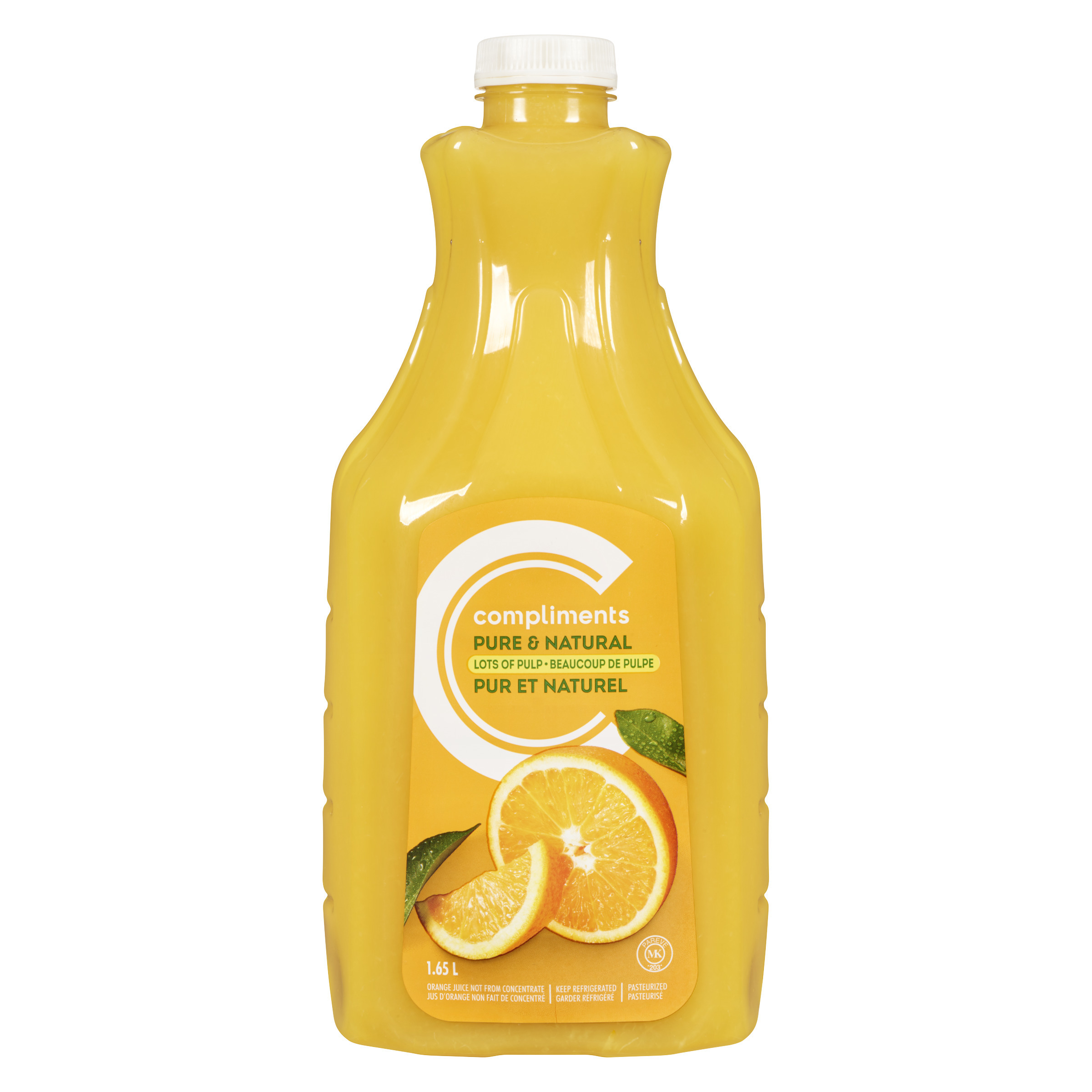 Extra pulp orange juice sale