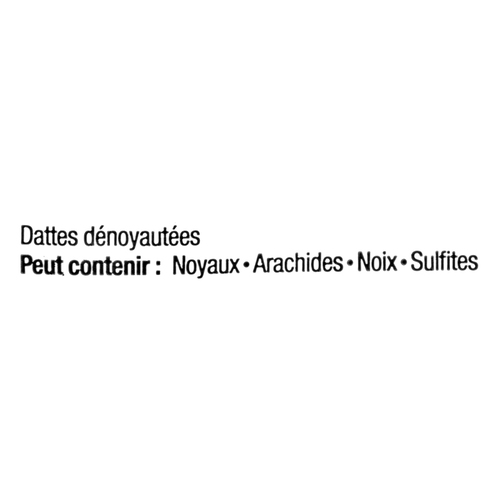 Dattes dénoyautées, 600 g