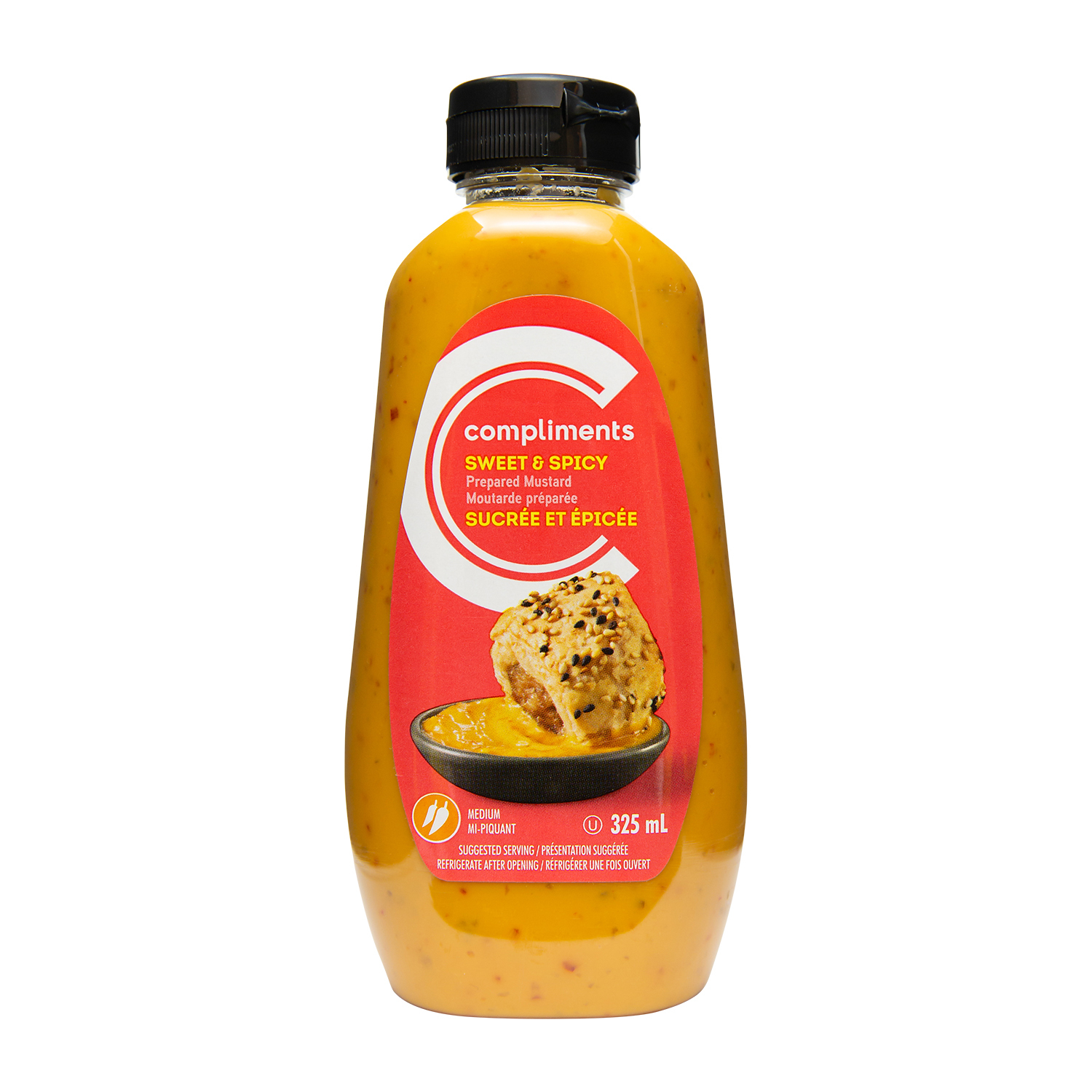 Prepared Mustard Sweet & Spicy 325 ml Compliments.ca