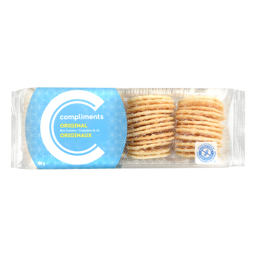 Rice Crackers Original 100 g Compliments.ca