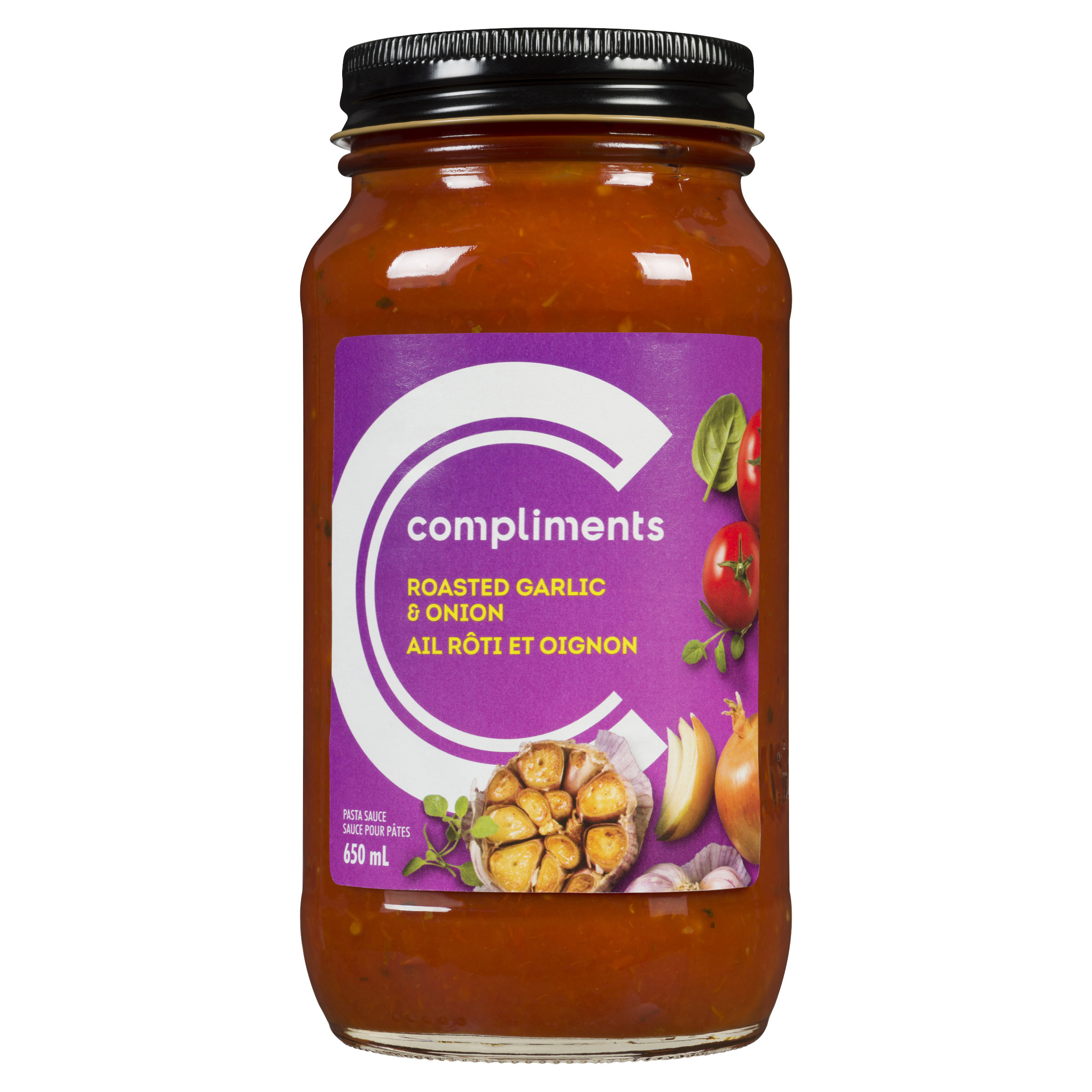 Roasted Garlic and Onion Pasta Sauce 650 ml Compliments.ca