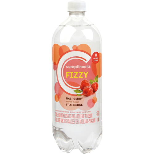 Sparkling Water Fizzy Raspberry 1 L Compliments.ca
