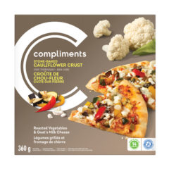 Read more about Stone Baked Pizza Cauliflower Crust Roasted Vegetables & Goat’s Milk Cheese 360 g