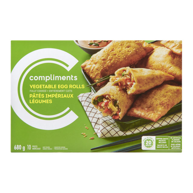 Vegetable Egg Rolls 680 g | Compliments.ca