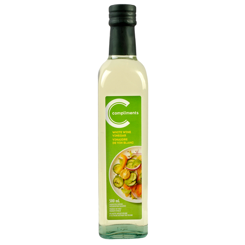 White Wine Vinegar 500 ml Compliments.ca