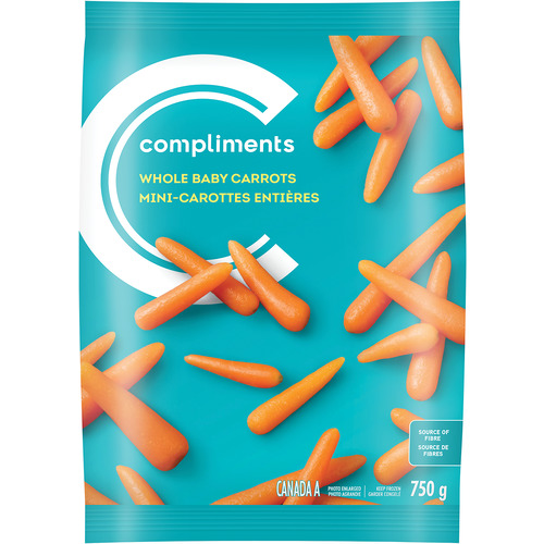 Whole Baby Carrots 750 g Compliments.ca