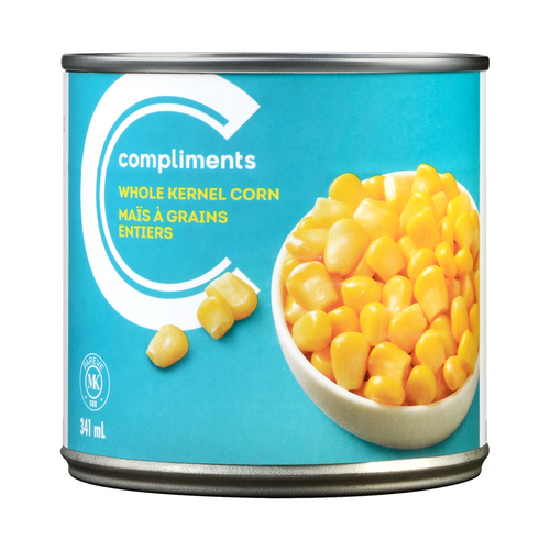 Whole Kernel Corn 341 ml Compliments.ca