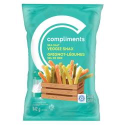 Compliments Veggie Snax Sea Salt 142 g