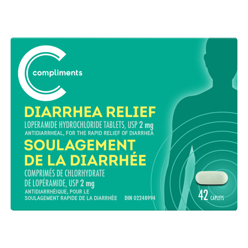 Diarrhea Relief 42 EA Compliments.ca