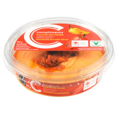 En savoir plus sur Hummus garni de poivrons Poivrons rouges rôtis 255g