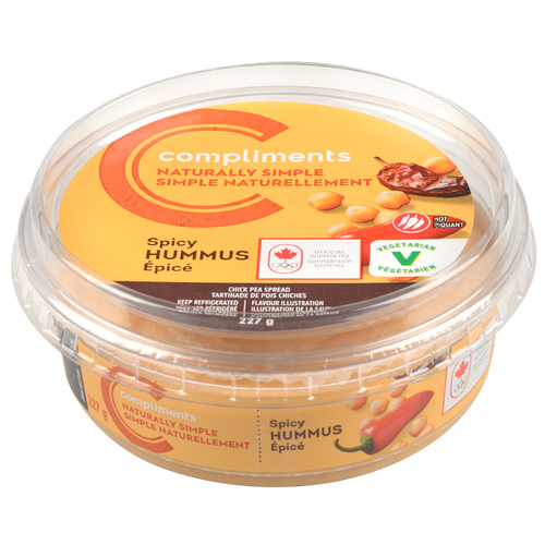 Naturally Simple Spicy Hummus 227 g | Compliments.ca