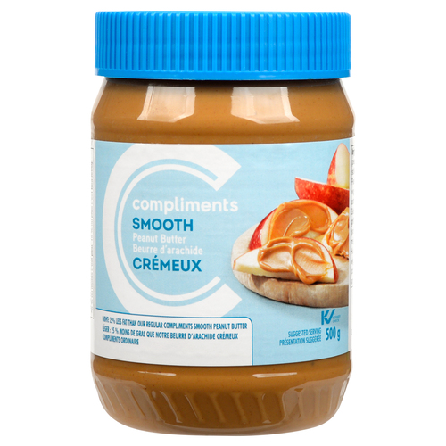 I faldt Lignende Smooth Light Peanut Butter 500 g | Compliments.ca