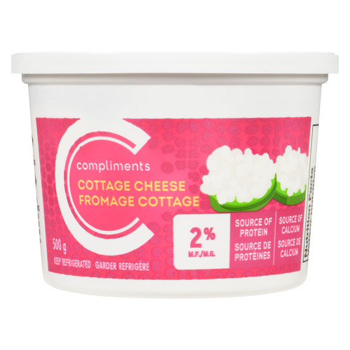 2 Cottage Cheese 500 g Compliments.ca