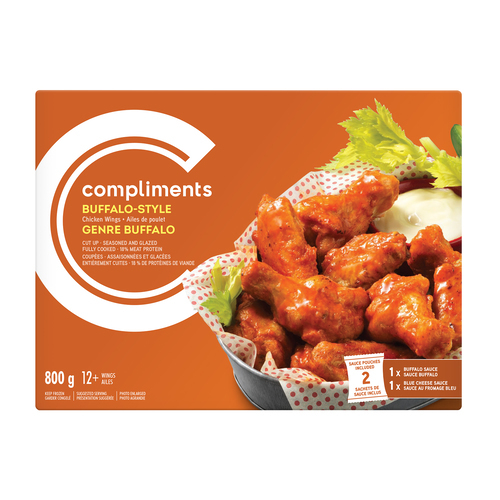 Buffalo Style Chicken Wings 800 g Compliments.ca