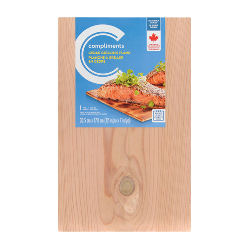 Cedar Grilling Plank Compliments.ca