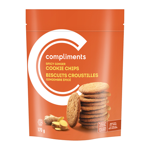 Cookie Chips Spicy Ginger 170 g | Compliments.ca
