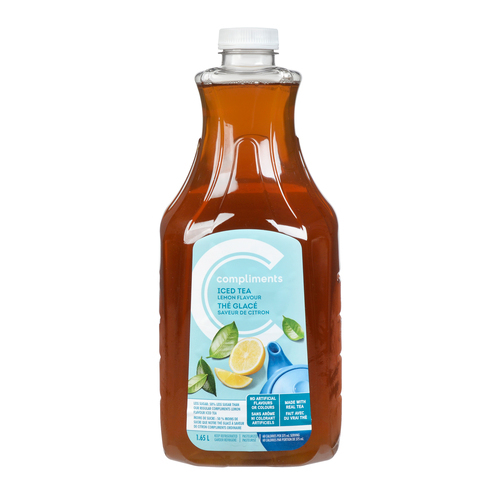 Iced Tea Less Sugar Lemon 1.65 L Compliments.ca