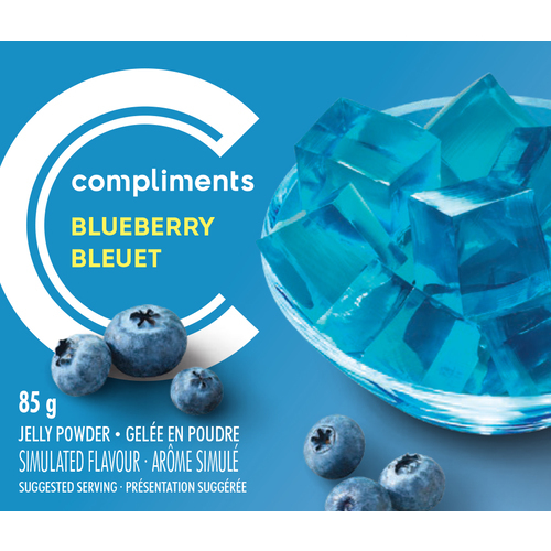 Jelly Powder Blueberry 85 g Compliments.ca