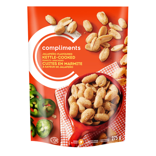 Kettle Cooked Peanuts Jalapeno 275 g Compliments.ca