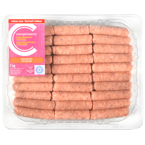 Pork Breakfast Sausage 1 KG Compliments
