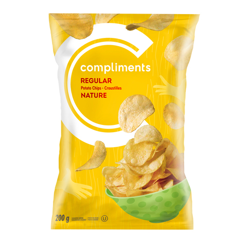 Potato Chips Regular 200 g Compliments.ca