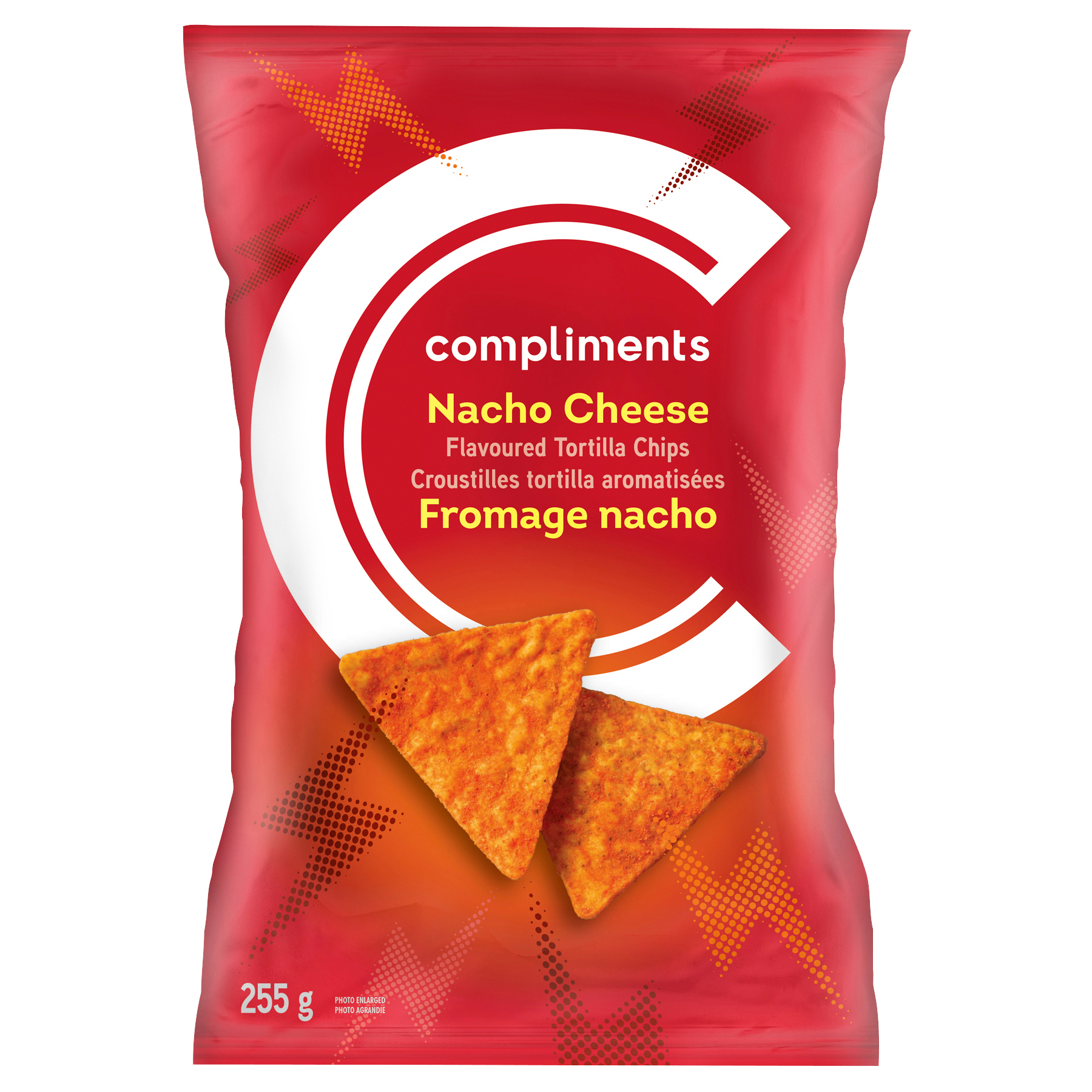 Tortilla Chips Nacho Cheese 255 g Compliments.ca