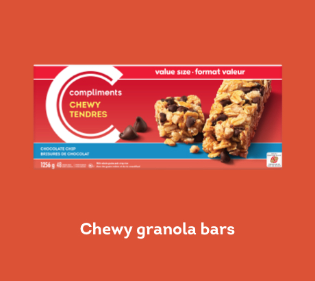 Chewy granola bars