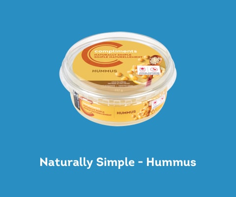Naturally simple Hummus