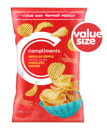 Value Size Ripple Chips