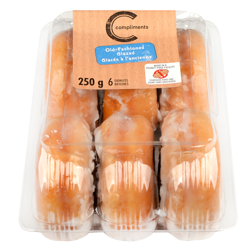 OldFashioned Glazed Donuts 250 g Compliments.ca