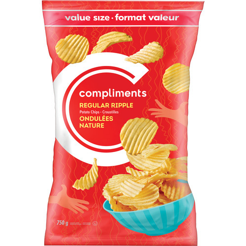 Ripple Potato Chips Regular 750 g Compliments.ca